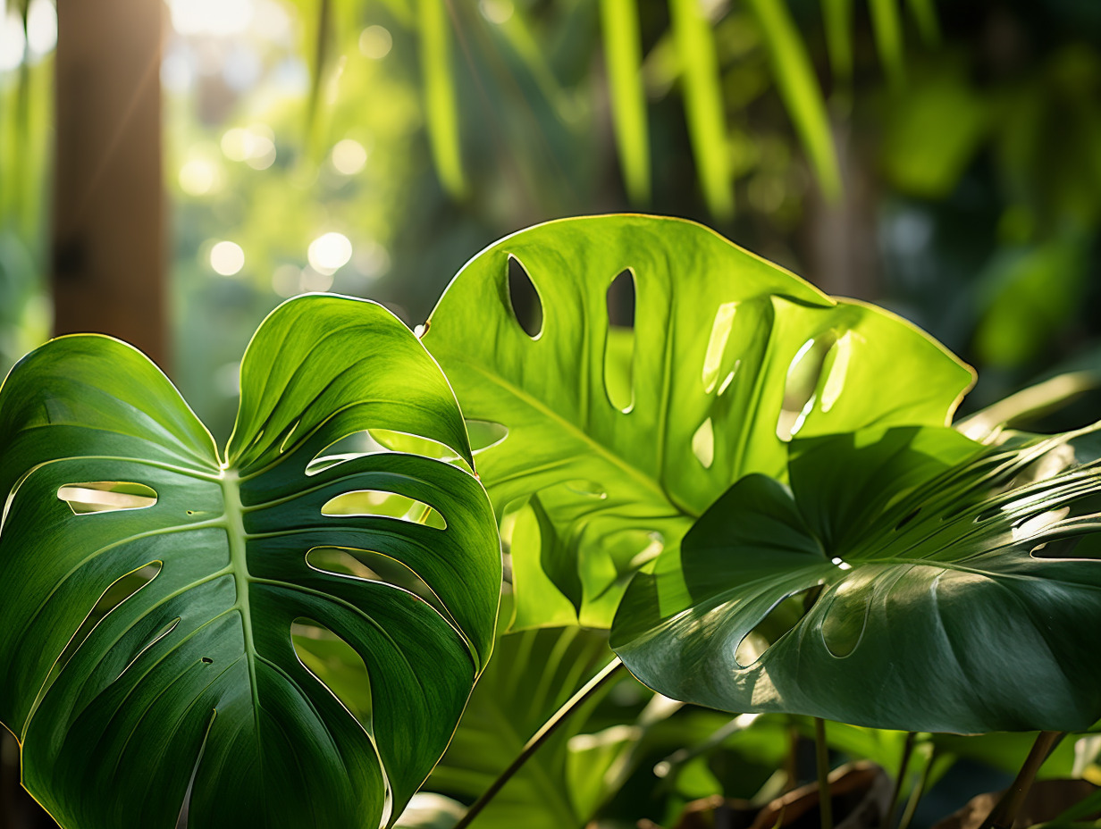 monstera tuteur