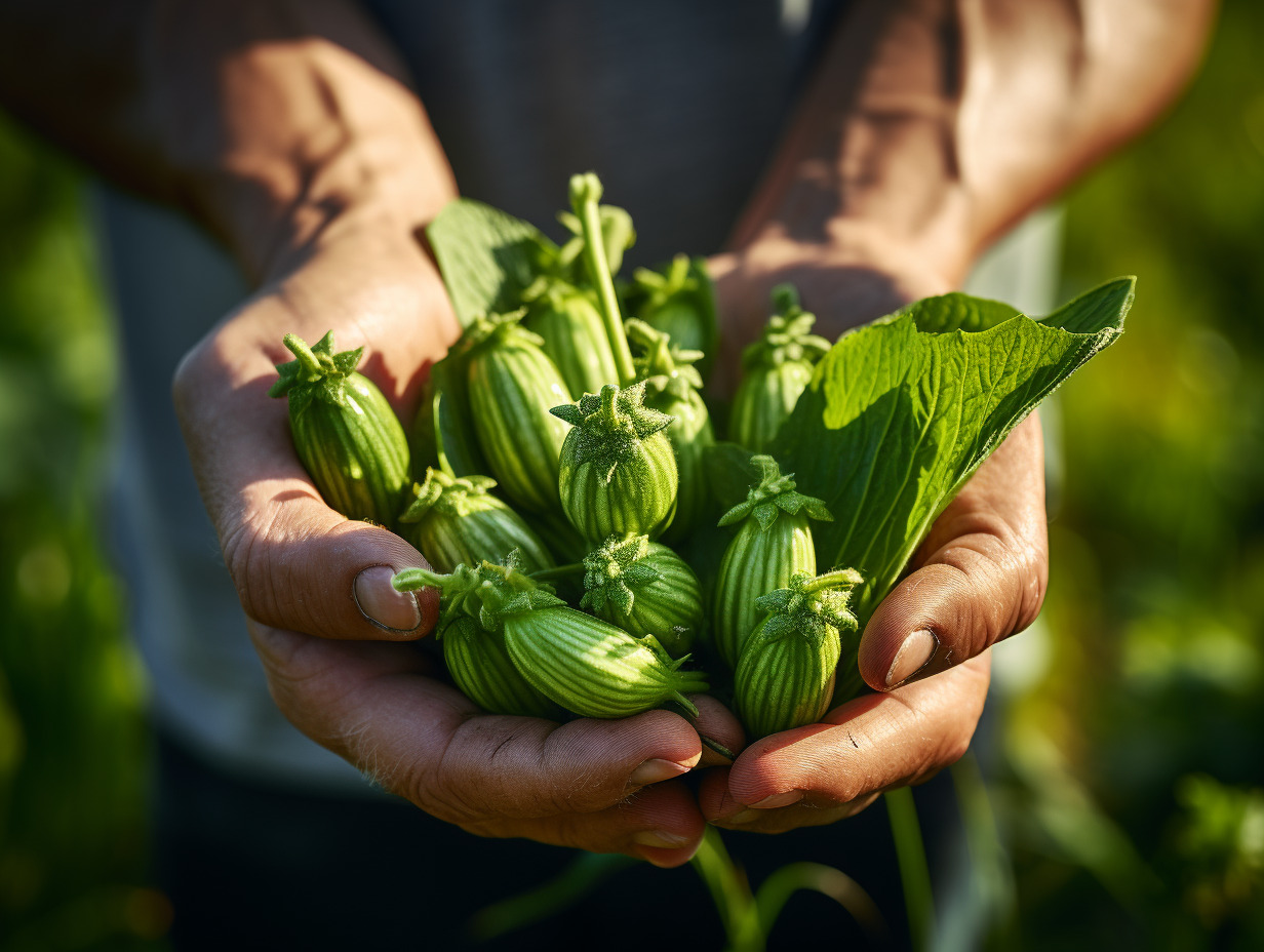 courgettes jardin